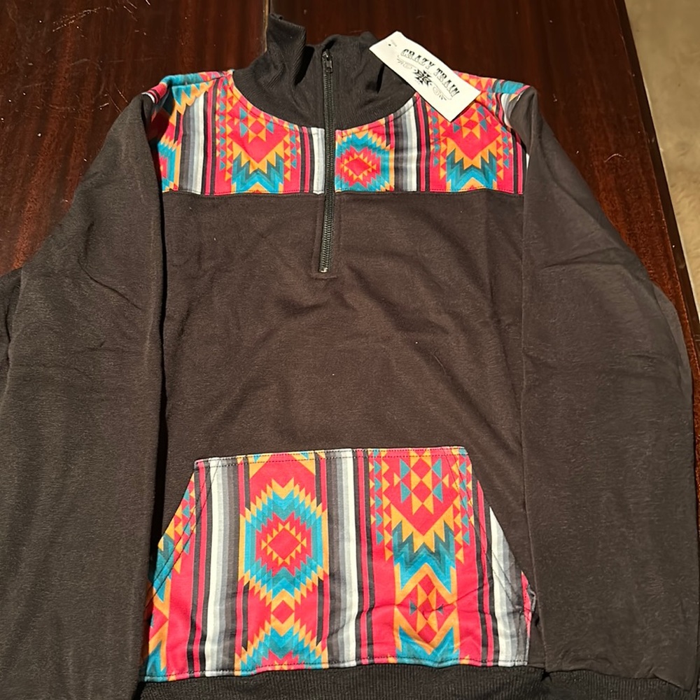 Crazy Train Aztec Hoodie